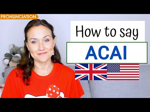 How to Pronounce ACAI in Portuguese and English (British & American Pronunciation)
