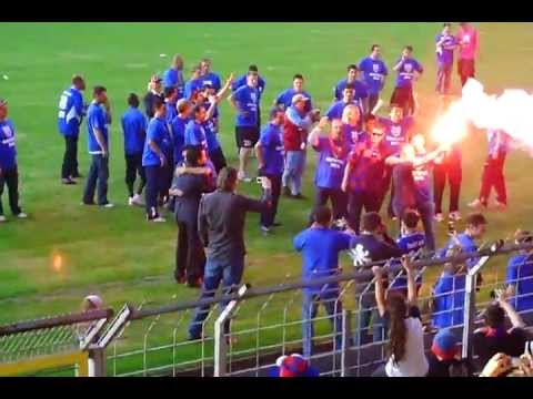 Pyro  Aufstieg  2011 mit Erhan Albayrak