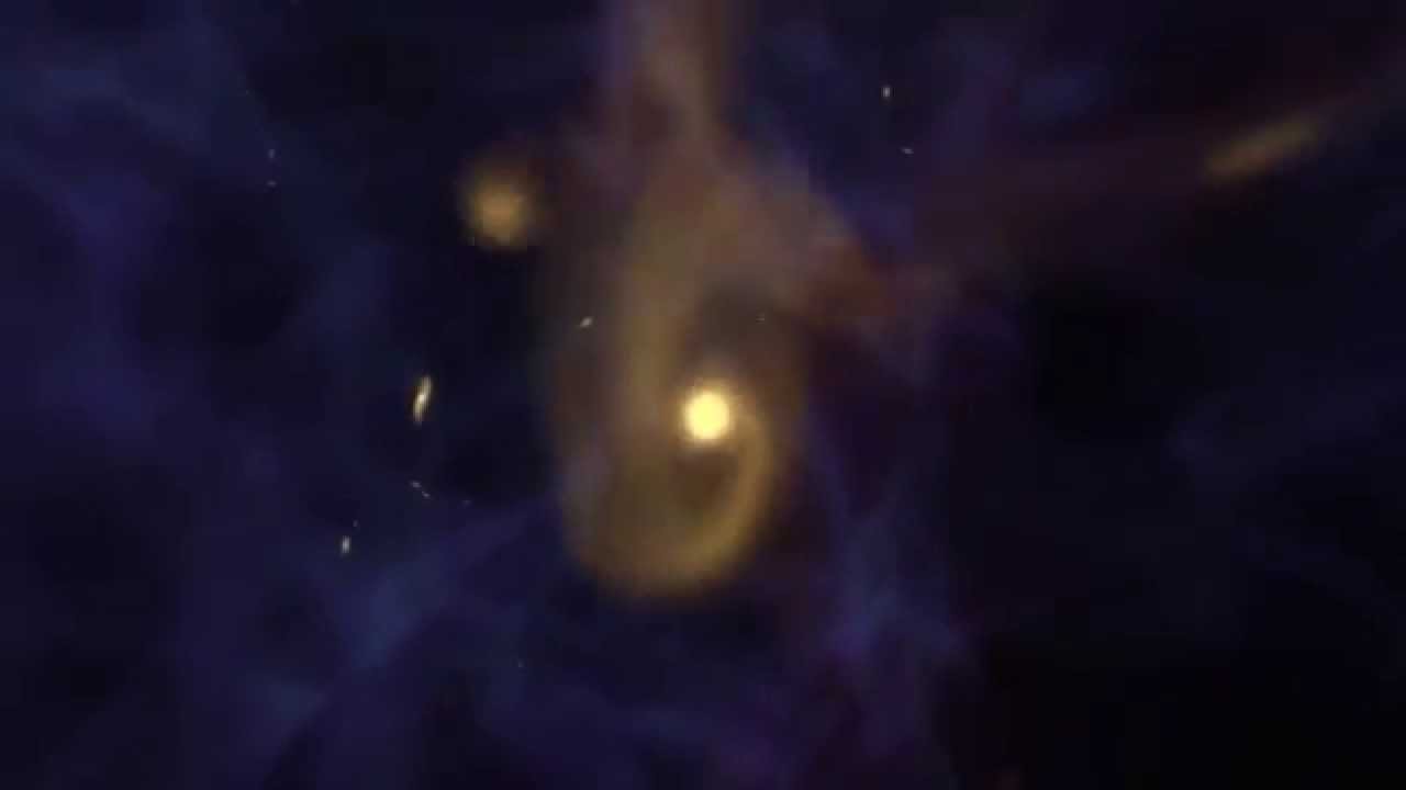 Galaxy Collision Animation: James Webb Space Telescope Science