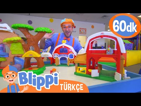 Blippi Kapalı Bir Oyun Parkını Ziyaret Ediyor | Blippi Türkçe - Çocuklar için Eğitici Videolar