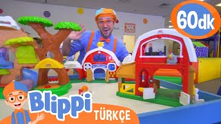 Blippi Kapalı Bir Oyun Parkını Ziyaret Ediyor | Blippi Türkçe - Çocukl