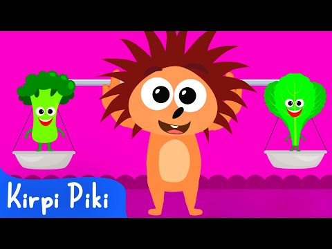 Kirpi Piki ile İngilizce Şarkılar - Vegetables Sebzeler - Kirpi Piki Çocuk Şarkıları