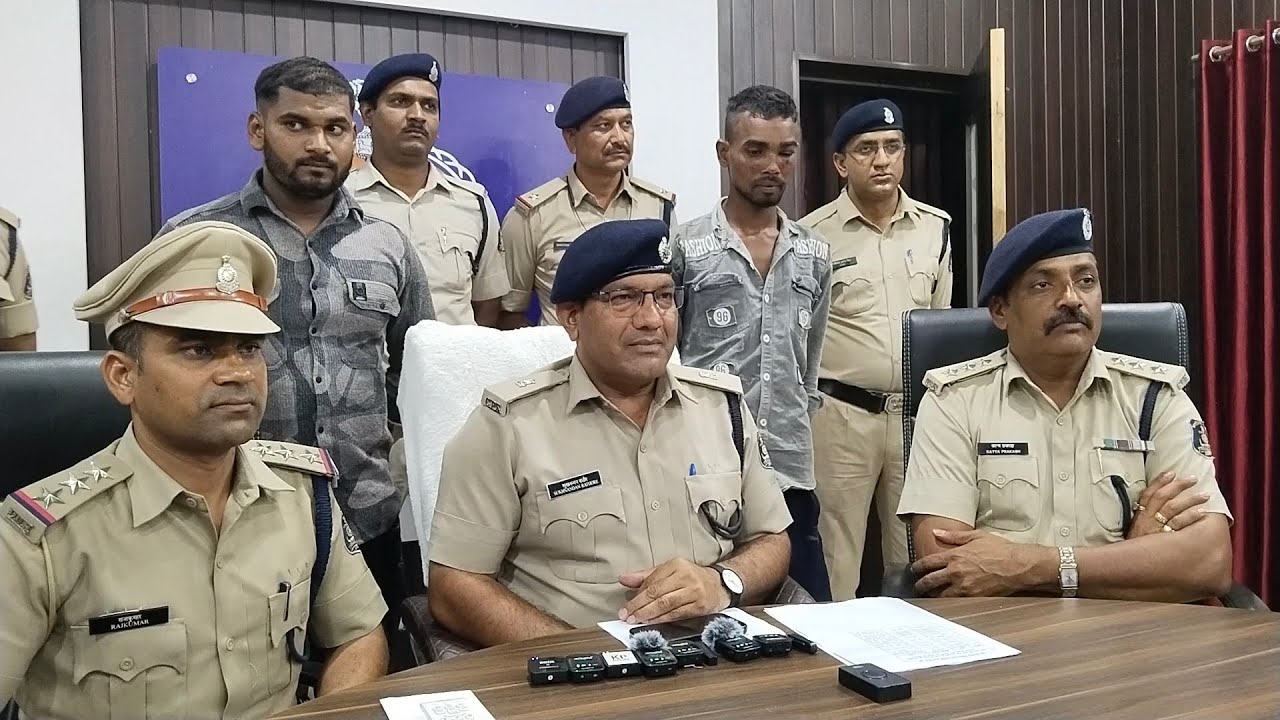 भिलाई गोलीकांड: सागर और मुकुल गिरफ्तार; पिस्टल का मैग्जीन, जिंदा कारतुस एवं धारदार हथियार बरामद