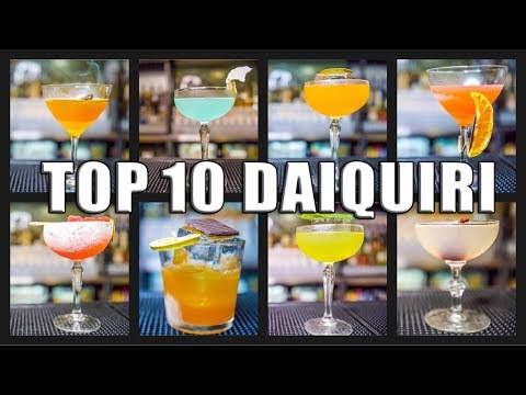 Daiquiri Cocktail  (10 Creative  Variations)