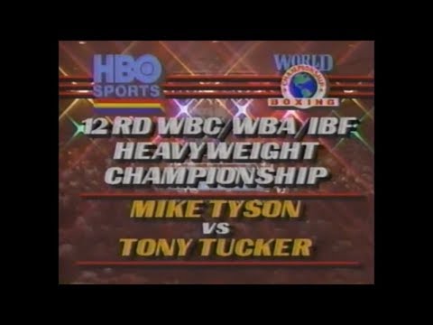 Mike Tyson vs Tony Tucker - Full Fight - 8-1-1987