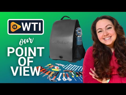 Toolux Heavy-duty Tool Backpack (Pro Grade) with Detachable Leather Cover and Molded Base - WTI product video review