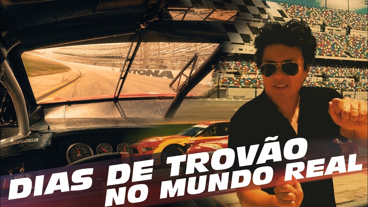 Acelerei um NASCAR em DAYTONA: Dias de Trovão na Vida Real