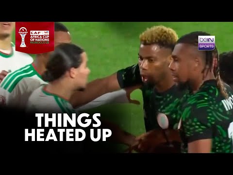 Algeria vs Nigeria | Things heated up between the players in quarterfinals | AFCON 2025 Highlights