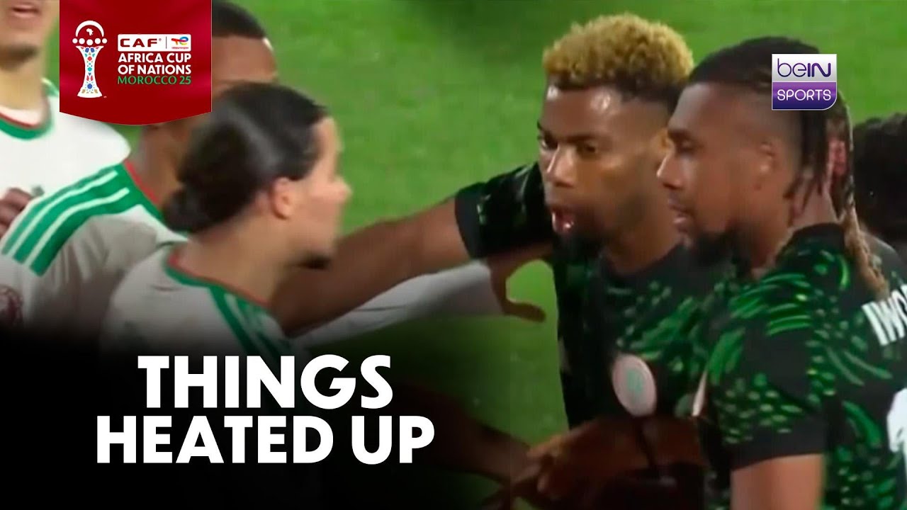 Algeria vs Nigeria | Things heated up between the players in quarterfinals | AFCON 2025 Highlights