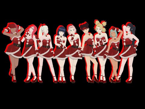 【MMD Naruto】MOMOLAND(모모랜드)   BAAM  🎄[Merry Christmas]🎄