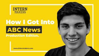 How I Got Into ABC News-Production Edition + Tips to build your career!!! video