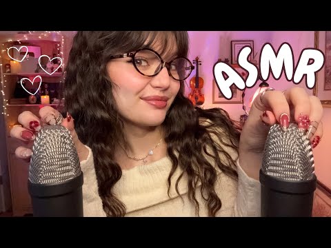 Fast and Aggressive ASMR In Both Ears (New Mics, Fast Hand Sounds, Mouth Sounds, Rambles)