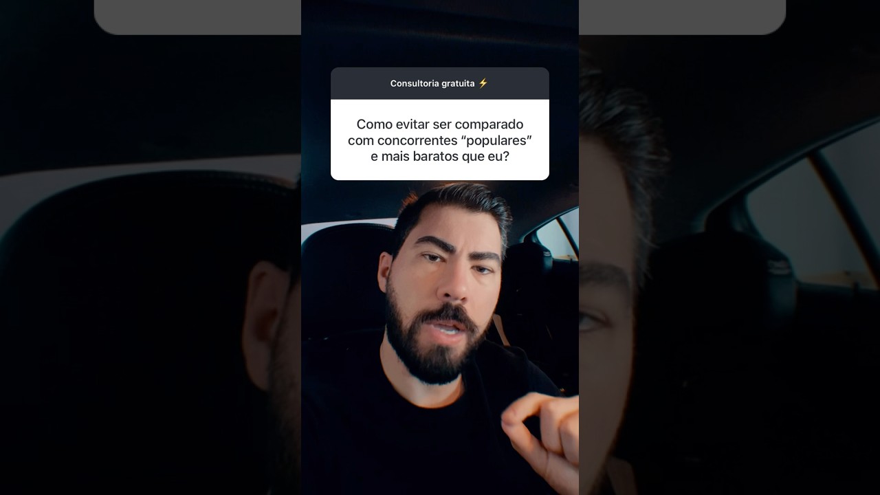 Como evitar ser comparado com concorrentes mais baratos? #marketing #vendas #gestão #concorrência