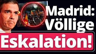 Madrid eruptiert: Hundert Tausende Bürger haben die Schnauze voll von Sanchez!
