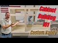 How to Build & Install a Custom Bathroom Vanity Cabinet.