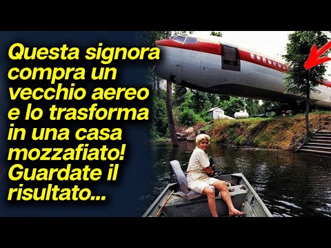 Questa signora compra un vecchio aereo e lo trasforma in una casa mozzafiato! Guardate il risultato