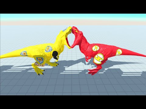 SABRETOOTH T REX DEATH CLIMB - Animal Revolt Battle Simulator