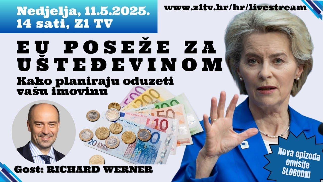 SLOBODNI podcast #114 Richard Werner Moći će vam konfiscirati imovinu za potrebu naoružavanja