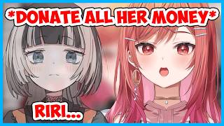 Ririka exposed how cute broke Raden is...