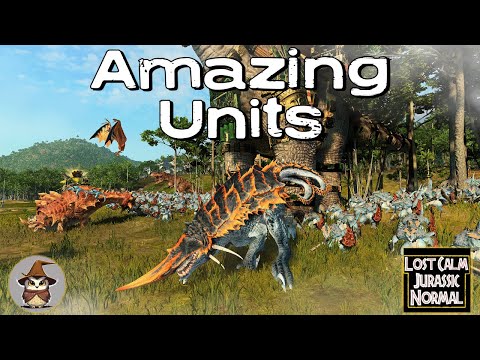 Lost Calm Jurassic - AMAZING Lizardmen Unit Mod Showcase - Total War: Warhammer 3