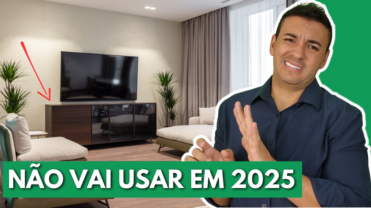5 ITENS QUE ESTÃO SAINDO DE MODA NA DECORAÇÃO PARA 2025