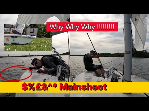 How to avoid your mainsheet getting caught when gybing an ILCA/ Laser