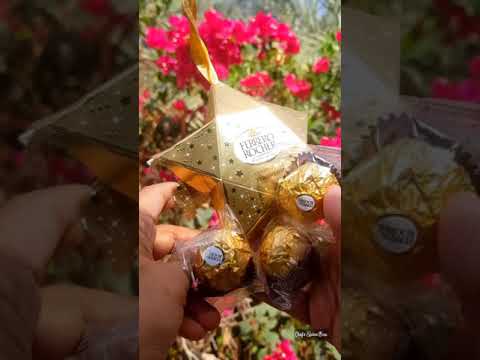 Ramadan special Ferrero rocher gift - cute packaging ! #ramadan #chocolate