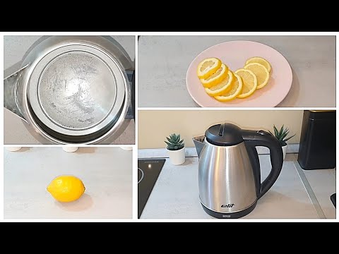 How to remove limescale from a kettle with lemons (quick & easy)