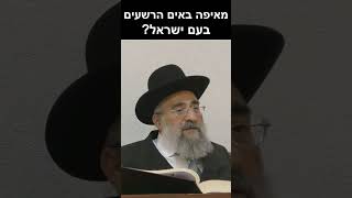 מאיפה באים הרשעים בעם ישראל (הרב יצחק ישראלי) - התמונה מוצגת ישירות מתוך אתר האינטרנט יוטיוב. זכויות היוצרים בתמונה שייכות ליוצרה. קישור קרדיט למקור התוכן נמצא בתוך דף הסרטון