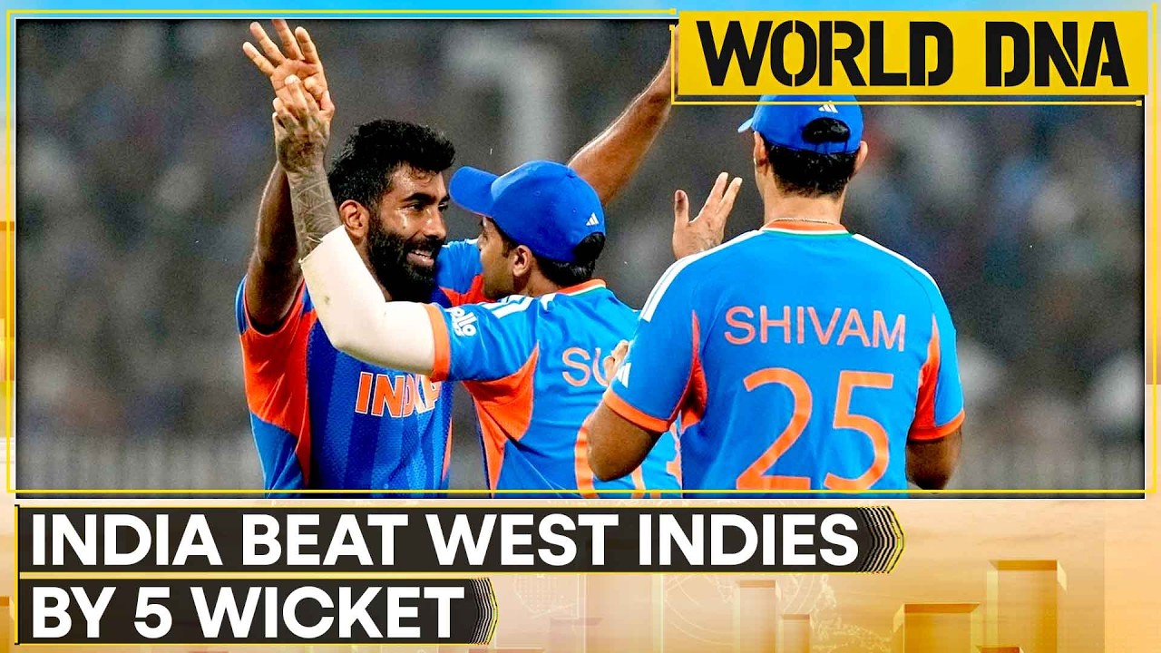India Beats West Indies by 5 Wickets | Toss, Highlights, and Key Moments | WORLD DNA