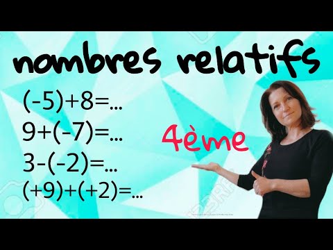 Comment faire des calculs avec les nombres relatifs? Mathématiques collège. 4ème