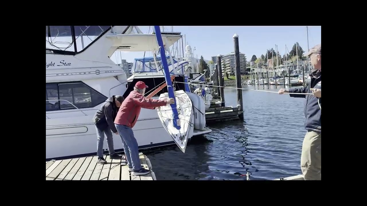 Nanaimo Mini 12 sailing.