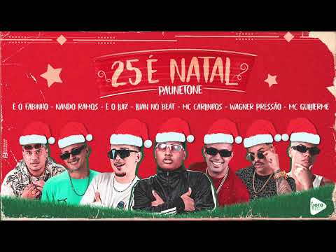 25 É Natal / Paunetone - É o Luiz, Wagner P. ,Nando R. ,Carlinhos, Fabinho, Guilherme (Luan no Beat)