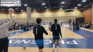 Triangle 18 Black vs 630 Volleyball 18-1, Quarterfinal, 19/01/2026