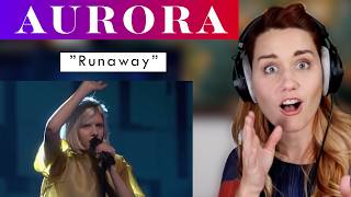 Aurora &quot;Runaway&quot; REACTION &amp; ANALYSIS by Vocal Coach/Opera Singer