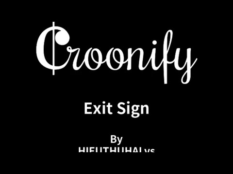 Karaoke Exit Sign | HIEUTHUHAI vs marzuz | Karaoke neww