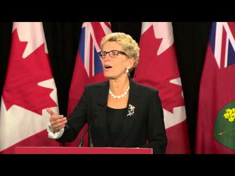 Katheleen Wynne welcomes Trudeau's election win