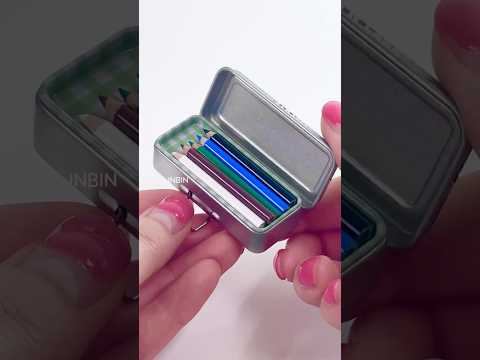 ASMR💙 pack my pencil case with me