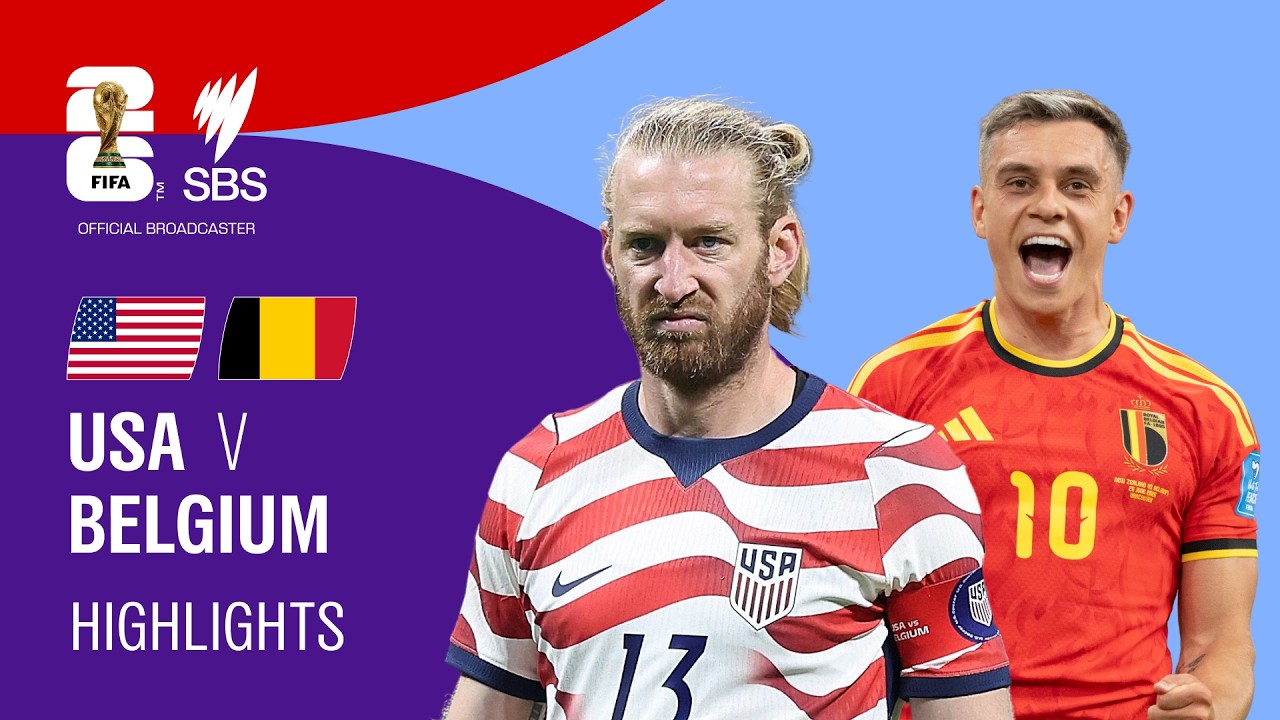 USA v Belgium: FIFA World Cup 2026 Highlights Round of 16