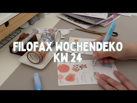 Filofax Wochendeko KW 24 2025 | heartsfailing