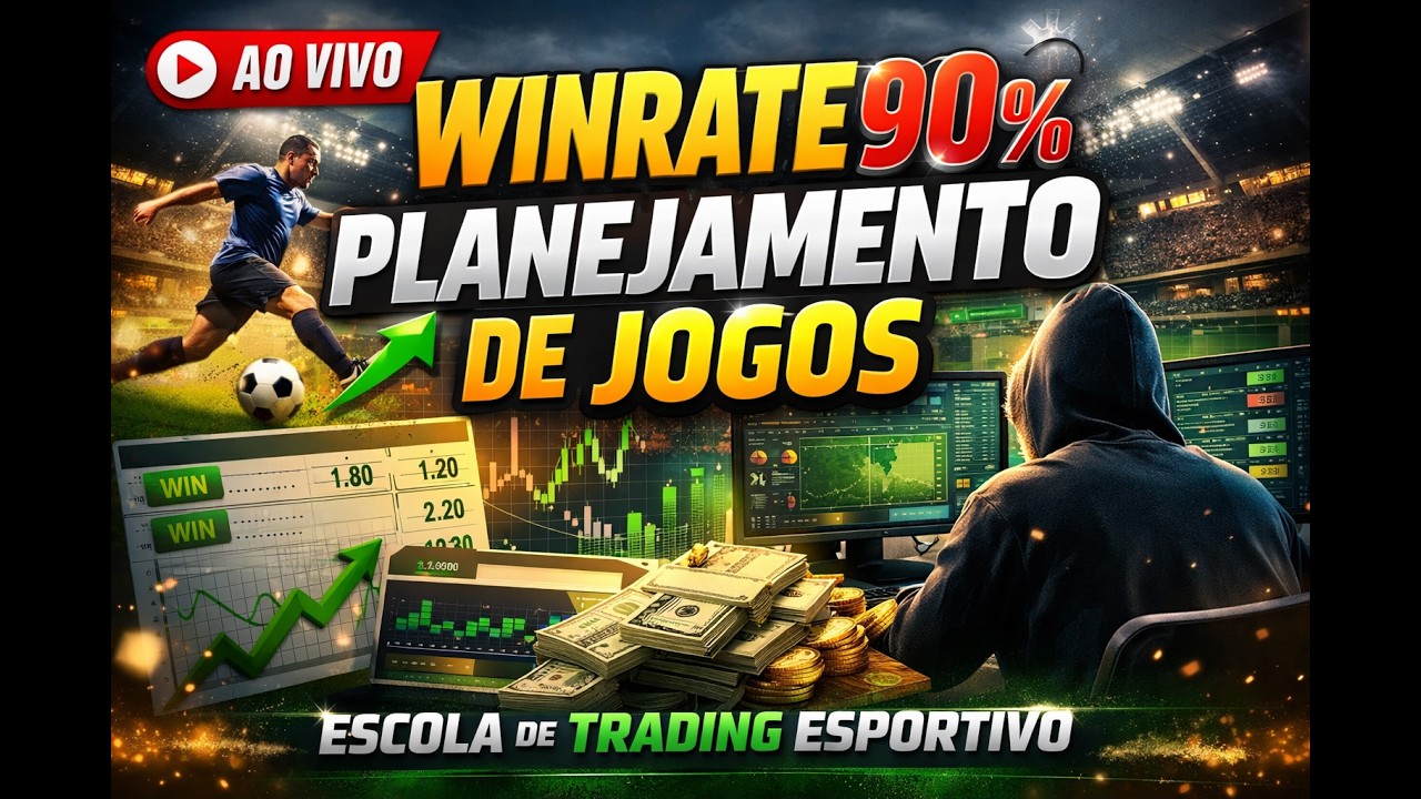 Planejamento de Jogos com Winrate 90% | Live Escola de Trading Esportivo