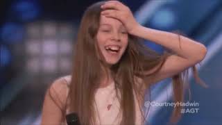 Video thumbnail of "Courtney Hadwin - Menina de 13 anos assusta jurados America's Got Talent"