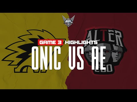 Game Highlight | ONIC Esports vs.Alter Ego | MPL S5 Week 5 Day 1 | Game 3