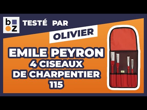 Pochette de 4 ciseaux de charpentier 115 EMILE PEYRON