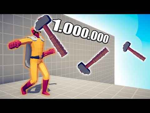 1.000.000 DAMAGE HAMMER 1 vs 1 TOURNAMENT - TABS | Totally Accurate Battle Simulator 2023