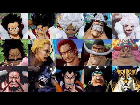 One Piece Pirate Warriors 4 - All Character Ultimate Attacks & Skills (Including DLC 7)