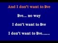 Toni Braxton - I Don't Want To - Karaoke 