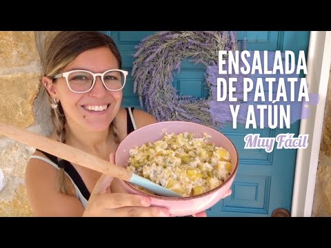 ENSALADA de PATATA, ATÚN y MAYONESA Fácil y Rápida