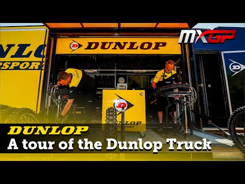 Dunlop EP.4 |  A tour of the Dunlop truck | MXGP 2022 #MXGP #Motocross