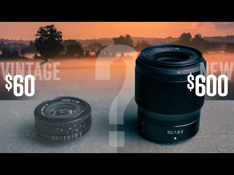 VINTAGE vs NEW Lens for Landscape photography // Nikon 50mm